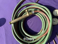 Cutting Welding Torch Kit Oxygen & Acetylene Welding Kit with15' Hose Glasses Case