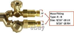 Die Forged Brass Oxy-Fuel Torch with Check Valves Compatible with Victor