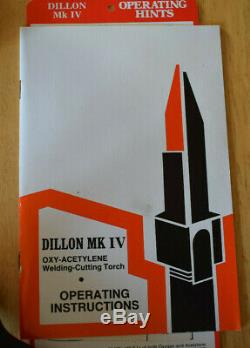 Dillon MK IV Henrob 2000 Oxy Acetylene Welding Cutting Torch Cobra DHC USA