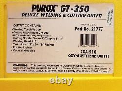 ESAB Purox HD GT-350 Deluxe Welding Brazing Cutting Outfit With Case Free Shipping