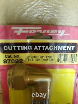 FORNEY Welding Torch Body 87093 and Cutting Attachment 87092 NEW in package