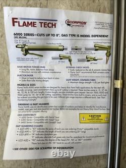 Flame Tech 6336-A70 36inch Heavy Duty Cutting Torch Victor Style/Compatible