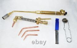 Gas Cutting Torch Welding Torch Kit USA 6290 Tips Welding Goggle Spark Lighter