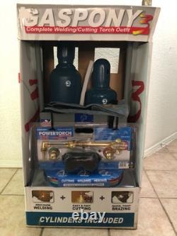 Gas Pony 3 Complete Welding/cutting Torch Outfit/set