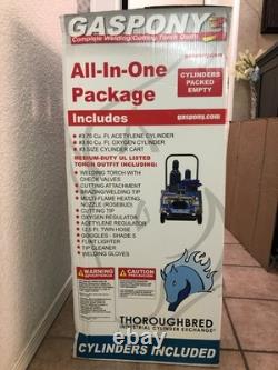 Gas Pony 3 Complete Welding/cutting Torch Outfit/set