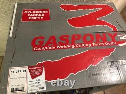 Gas Pony 3 Complete Welding/cutting Torch Outfit/set