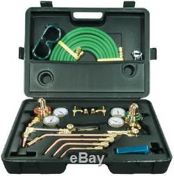 Gas Welding Cutting Kit Oxy Acetylene Oxygen Torch Brazing Fits Aluminum