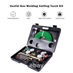 Gas Welding Cutting Kit Oxy Acetylene Oxygen Torch Brazing Fits VICTOR WithHose