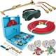 Gas Welding Cutting Kit Oxygen Acetylene Oxygen Torch Brazing Kit WithHose Glasses