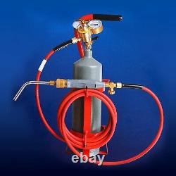 Gas Welding & Cutting Kit Oxygen Torch Acetylene Welder Regulator Swirl CGA 200