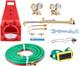 Gas Welding Cutting Torch Kit, 14PCS Portable Oxy Acetylene Brazing Set with 17