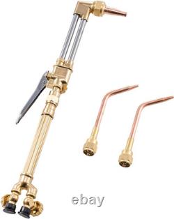 Gas Welding Cutting Torch Kit, 14PCS Portable Oxy Acetylene Brazing Set with 17 Gas Welding Cutting Torch Kit, 14PCS Portable Oxy Acetylene Brazing Set with 17
