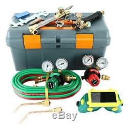 Gas Welding and Cutting Kit Victor Type 250 System Oxygen Torch Set Regulator