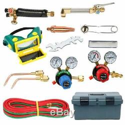 Gas Welding and Cutting Kit Victor Type Acetylene Oxygen Torch Set Regulator New
