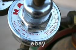 HARRIS Oxygen Acetylene Torch Kit with Tanks Regulators Hose Cutting Welding Cart