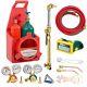 HVAC Portable Oxygen Acetylene Welding Cutting Torch Kit with Carrying Case & Tank