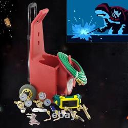 HVAC Portable Oxygen Acetylene Welding Cutting Torch Kit with Carrying Tote & Hose