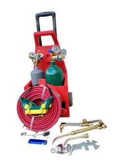 HVAC Victor Type Welding & Cutting Torch Kit With DOT Oxygen Acetylene Tanks HVAC Victor Type Welding & Cutting Torch Kit With DOT Oxygen Acetylene Tanks