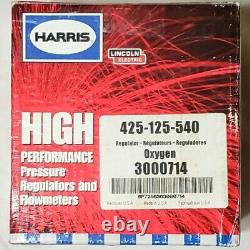 Harris 425-125-540 Oxygen Regulator CGA-540 Cutting Welding Torch 3000714