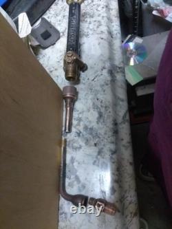 Harris 50-10 Automatic Medium Duty Welding Cutting Brazing Torch Handle Kit Used