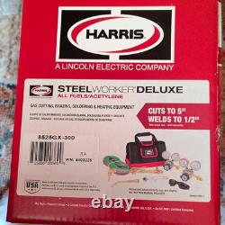 Harris Gas Welding & Cutting Kit Acetylene Steelworker Deluxe 8525GX-300