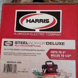Harris Gas Welding & Cutting Kit Acetylene Steelworker Deluxe 8525GX-300