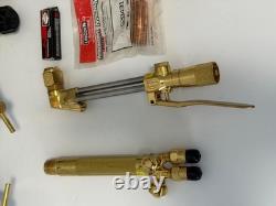 Harris Ironworker Oxygen Acetylene Cutting Welding Torch Kit 85 25-15c 25-100c