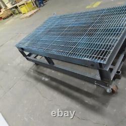 Heavy Duty 78x48 x26-1/2 Steel Welding Cutting Laser Torch Table Cart Bench