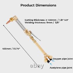 Heavy Duty Cutting Torch, Oxygen/Acetylene Cutting Welding Torch Stainless Steel