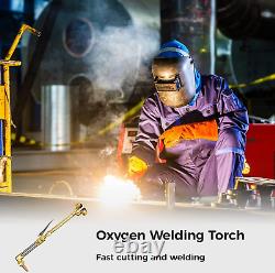 Heavy Duty Cutting Torch, Oxygen/Acetylene Cutting Welding Torch Stainless Steel