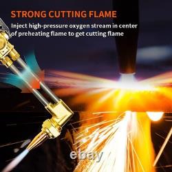 Heavy Duty Cutting Torch, Oxygen Propane Acetylene Welding Torch Flame Torch