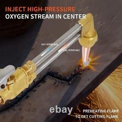 Heavy Duty Cutting Torch, Oxygen Propane Acetylene Welding Torch Flame Torch