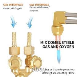 Heavy Duty Cutting Torch, Oxygen Propane Acetylene Welding Torch Flame Torch