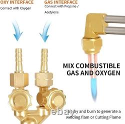 Heavy Duty Cutting Torch, Oxygen Propane Acetylene Welding Torch Flame Torch