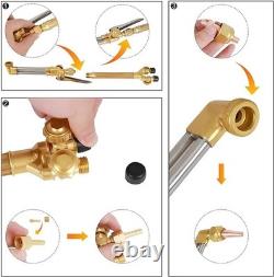 Heavy Duty Cutting Torch, Oxygen Propane Acetylene Welding Torch Flame Torch