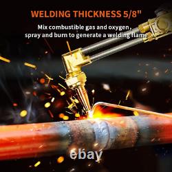 Heavy Duty Cutting Torch, Oxygen Propane Acetylene Welding Torch Flame Torch Han