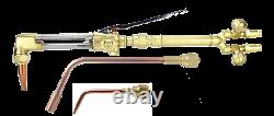 Heavy Duty Oxy-Fuel Torch with Check Valves+Cutting Tip+Welding Tip+Heating Tip