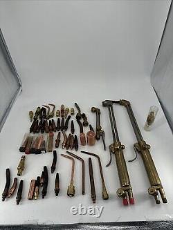 Huge Lot of Welding Cutting Torches & Tips Victor and more