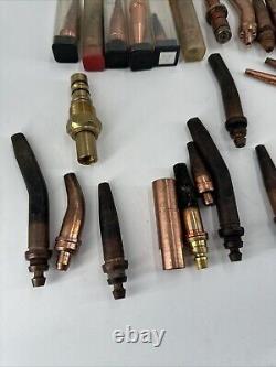 Huge Lot of Welding Cutting Torches & Tips Victor and more