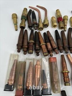 Huge Lot of Welding Cutting Torches & Tips Victor and more