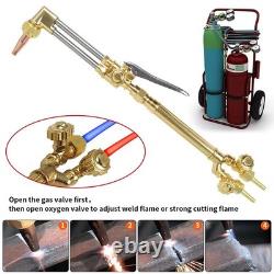 IMeshbean Cutting Torch Set Oxy Acetylene Torch Kit, Oxygen Acetylene Welding