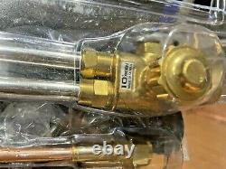 IOXYGEN Victor Style Cutting Welding Torch Set with Oxygen/Acetylene Regulators