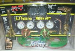 KT Industries 31-5000 Cutting Welding Torch Regulator Outfit Oxy Acetylene Kit