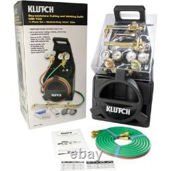 Klutch Medium-Duty Cutting and Welding Outfit with Tote, Oxyacetylene