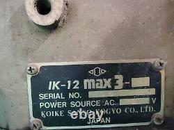 Koike IK-12 Max-3 Gas Torch Portable Metal Cutting & Welding Machine