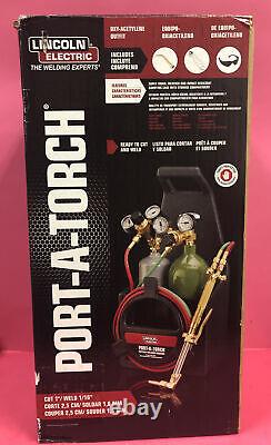 Lincoln Electric KH990 Port-A-Torch Portable Kit Ready To Cut And Weld (4955)