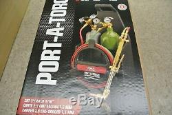 Lincoln Electric Port A Torch Kit Brazing Welding Cutting Oxygen Acetylene Tank