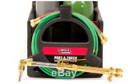 Lincoln Electric Port A Torch Kit Brazing Welding Cutting Oxygen Acetylene Tank