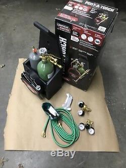 Lincoln port-a-torch kit Tank set ready to weld or cut