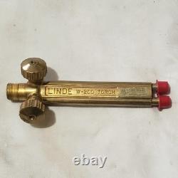 Linde W-200 Welding Cutting Torch Handle Brazing Purox Prest-O-Lite L-Tec